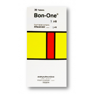 BON - ONE 0.5 MCG ( ALFACALCIDOL ) 30 TABLETS